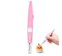 ZenithQuest Pink Felting Needle Pen, Portable Punching Felting Craft Tool with Easy Needle Replacement, Compact Wool Felt Pen for DIY Projects & Sewing Accessories