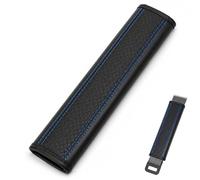 ZenithQuest PU Leather Car Seat Belt Cover Shoulder Strap Pad 1 Pack | Soft Breathable Comfort Harness Pad, Universal Fit for Vehicle Seatbelts, Backpack &Camera Straps, Easy Slide-On Installation