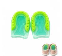 ZenithQuest Small Gel Heel Cups, Shock Absorbing, 1 Pair | Small gel heel cushions, fits UK 1-5,TPE&silicone composite,adhesive base,reusable,discreet support for everyday footwear.