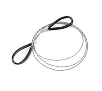 ZenithQuest Stainless Steel Wire Saw for PVC Hose,Pipe,Tubing, General Tools Cable Saw 30inch Serrated Cutting Cable with Two Handles for Cutting Wood, Plastic, Bone, Rubber