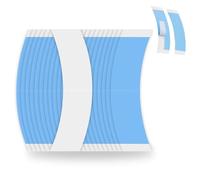 ZenithQuest Wig Tape, Double Sided Hair System Tape for Lace Wigs Toupee Professional Extra Strong Waterproof Hold 3x0.87 IN 36 PCS