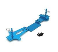 ZenithRide 144001 144002 144010 144016 144018 RIaarIo Metal Second Level Floor Board Plate With Mounting Posts 1 14 Scale RC Vehicle Replacement Parts Compatible With Various RC Car Models(Blue)