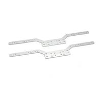ZenithRide 2pcs MN99S MN98 Metal Chassis Beam Girder Side Frame Upgrade Parts Compatible with 1 12 Scale RC Car Chassis Compatible With Various Models(Silver)