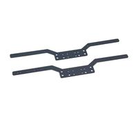 ZenithRide 2pcs MN99S MN98 Metal Chassis Beam Girder Side Frame Upgrade Parts Compatible with 1 12 Scale RC Car Chassis Compatible With Various Models(Black)
