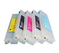 ZenithRide 4Colors 440ML MAX2 Refillable Ink Cartridge With Auto Reset Chip Compatible With Roland SP540 Printer