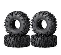 ZenithRide 64x24mm 27mm Swamper Mud Terrain Rubber Tires Compatible With 1/24 1/18 Scale RC Crawler Cars SCX24 Upgrade Parts Replacement Accessories(Type A)