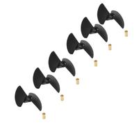 ZenithRide 6PCS DIY RC Boat Propeller 2 Diameter 38 40 45 47mm Pitch 40mm Nylon Paddle Aperture 4mm Props With Copper Sleeve(6pcs 47x4mm)