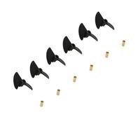 ZenithRide 6PCS DIY RC Boat Propeller 2 Diameter 38 40 45 47mm Pitch 40mm Nylon Paddle Aperture 4mm Props With Copper Sleeve(6pcs 38x4mm)