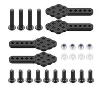 ZenithRide Adjustable Front Rear Suspension Shock Mount Lift Compatible with 1 10 Scale RC Crawler Car Upgrade Parts Compatible With Various Off Road Models Aluminum Construction