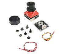 ZenithRide Camera 1/3 CMOS 1500TVL 2.1mm Lens 5V-30V Voltage PAL NTSC OSD Internal Adjustable Compatible With RC Drones Racing(Orange)