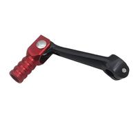 ZenithRide CNC Aluminum Folding Gear Shift Lever Compatible with Kayo Apollo Bosuer 110 125 140 150 160 250cc Dirt Bikes Pit Bikes Motorcycle Gear Lever Replacement Part(Red Black)