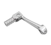 ZenithRide CNC Aluminum Folding Gear Shift Lever Compatible with Kayo Apollo Bosuer 110 125 140 150 160 250cc Dirt Bikes Pit Bikes Motorcycle Gear Lever Replacement Part(Silver)