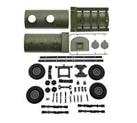 ZenithRide Decorative Oil Tank Box Compatible With 1 16 Scale RC Crawler Models B14 B24 B16 B36 Military Style Upgrade Part(1 Set)
