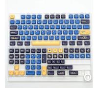 ZenithRide KBDiy Korean PBT 130 KOA Profile Keycap Set Compatible with Mechanical Keyboards Various Layouts Including GMK67 75 98(GMK Blue Samurai-EN)