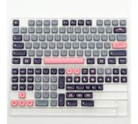 ZenithRide KBDiy Korean PBT 130 KOA Profile Keycap Set Compatible with Mechanical Keyboards Various Layouts Including GMK67 75 98(NightSakura-KR)