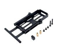 ZenithRide Metal Box Tray Holder Case Storage Box Compatible With H12Y H12Y+ 1/12 RC Crawler Car Upgrade Parts Accessories(Black)