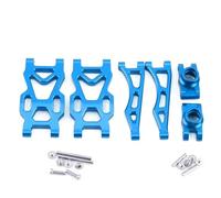 ZenithRide Metal Steering Cup Set Front And Rear Arm Compatible With 16101 16102 16103 16106 16201 Q130A Q130B Q141 Q117 1 16 Scale RC Car Upgrade Replacement Parts(Rear)