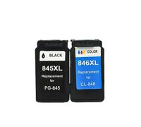 ZenithRide PG-845xl CL-846xl Dye Ink Cartridge 2-pack Compatible With Printer Supplies IP2880 IP2880S MG2400 MG2580 MG2580S MG2980 MG3080 MX498 TS208 TS308 TS3180 TR4580(1set)