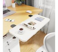 Zenithuxe Ergonomics Desk Extender Tray.Foldable Keyboard Drawer Tray.Computer Elbow Arm Support.Extended Space,no Need To Drill Holes,easy Installation.