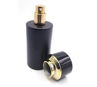 Zénitude Glassworks 50ml Empty Glass Perfume Bottle Matt Effect Le Luxe Black