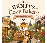 Zenji's Cozy Bakery: A Cozy Coloring Book: 50 Relaxing Coloring Pages of a Peaceful Japanese Bakery, Shiba Inu, Seasonal Moments, and Adorable Animal Friends (Zenji's Cozy World)