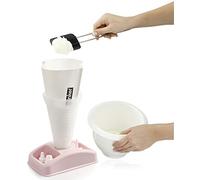 Zenker 44733 piping bag holder, plastic, pink/transparent, 20 x 12 x 13 cm