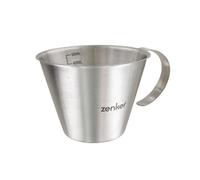 Zenker 44992 Measuring Jug 500 ml, Measuring Jug for Liquids, Measuring Glass, Stainless Steel, Silver, 16 x 12 x 9 cm