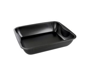 Zenker 7201 "Special Cooking" Roasting Dish, Enamel, Black, 2X-Large, 40 x 34 x 8 cm