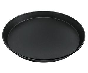 Zenker Baking Tray Round Diameter 30 cm Pure Pizza and Pie Tray (Colour: Black), Quantity: 1 Piece