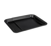 Zenker Extendable Cookie Tray, Universal Baking Sheet, Rectangular Oven Tray, with Non-Stick Coating, Pull Out Adjustable Size 34.5cm to 52cm, Metallic Black