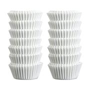 Zenker Mini Muffin Cups White Paper Muffin Cups Pack of 1 240 Units