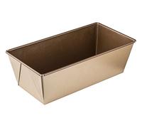 Zenker "Mojave Gold Bread Baking Tin, Stainless Steel, Gold/Mahagony, 30 cm