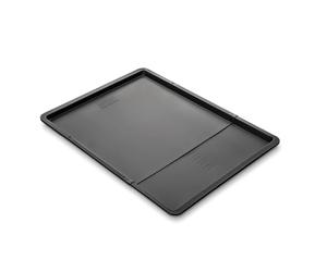Zenker Perfect Black Baking and Cookie Tray, 37-52 cm, Adjustable Steel Sheet Baking Tray with Double Non-Stick Coating, Heat Resistant +230°C, Made in Germany