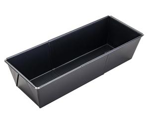 Zenker Perfect Black Extendable Loaf Tin, Adjustable Sheet Steel, 20-35 cm, Non-Stick Coating, Made in Germany