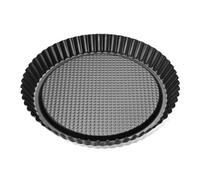 Zenker Pie Pan, Stainless Steel, Black/Metallic, 30 cm Diameter