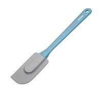 Fackelmann Zenker Spatula, Silicone Dough Scraper, Flexible Baking Spatula, Patisserie Spatula, 26.5x5x1.5cm, Ice Blue