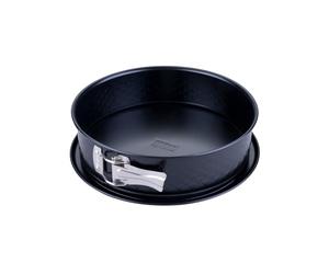 Zenker Springform Cake Tin with Flat Base Diameter 24 cm - Ideal for Valentine's Day and Mother's Day, with Unique Heart Embossing, PFAS-Free, Made in Germany