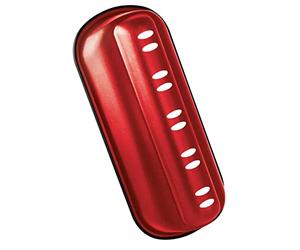 Zenker Stollen Baking Mould 31 cm Sparkling Christmas, High-Quality Stollen Mould with Non-Stick Coating for Easy Baking, Baking Mould for Christmas Stollen to Make Yourself (Colour: Red)
