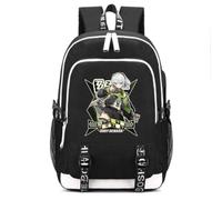 Zenless Zone 0 Backpack Unisex Hoshimi Miyabi Anby Demara Soukaku Figure Shoulder Bag Black Unisex School Rucksacks Travel Daypack with USB Charging Port for Girls Boys (C)