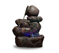 Zen'Light SCFR153 Nivello Nature Water Feature, Grey Stone, 25 x 19 x 31 cm