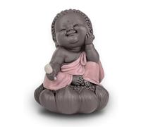 Zen'Light Statue Buddha in Cogitation - Charming Lucky Charm - Zen and Relaxing Atmosphere - Cute and Spiritual Gift Idea All Generations - Height 12 cm