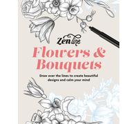 Zenline Flowers & Bouquets : Draw over the lines to create beautiful designs and calm your mind