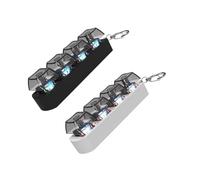 Zenlir 4Key Tester with RGB LED for Stress Relief and Fun Decoration Mechanical Keyboards Tester