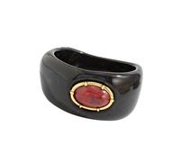 Zenlir Comfortable Curved Resin Irregular Designs Comfortable Wear Wrist Band Accessory for Women Girls Marble Effect Jewelry