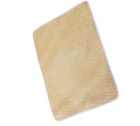 Zenlir Cooling Pad For Pet Dog Cats Soft Comfortable Woven Rattan Bed For Various Size Pet Easy Cleaning Rest Cushions Rattan Cooling Pad