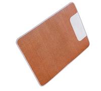 Zenlir Cooling Pad For Pet Dog Cats Soft Comfortable Woven Rattan Bed For Various Size Pet Easy Cleaning Rest Cushions Rattan Cooling Pad