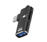 Zenlir Data Link Featuring Storage Card Slot USB Type C to Processor for Smartphone Tablet Laptop Camera and External Small C to Card Link