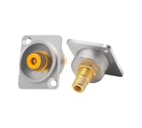 Zenlir Direct Plug or Solderable Female to Female Adapters for TVs Speakers Amplifiers for Enhances Device Connectivitys Socket Panel