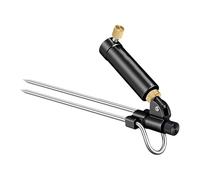 Zenlir Portable Adjustable Fishing Rod Ground Holder for Transportation to Different Locations Brackets Adjustable Ground Stand Aluminum Alloy for Wild Beach