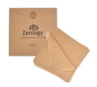 Zenlogy 12x12 Parchment Paper Squares (200 Sheets), Unbleached, High Heat, Non-Stick, Pre-Cut Baking Paper for Dehydrator, Ninja Foodi Flip Air Fryer, Toaster Oven, and so Much More.